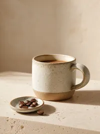 Ceramic cup still life