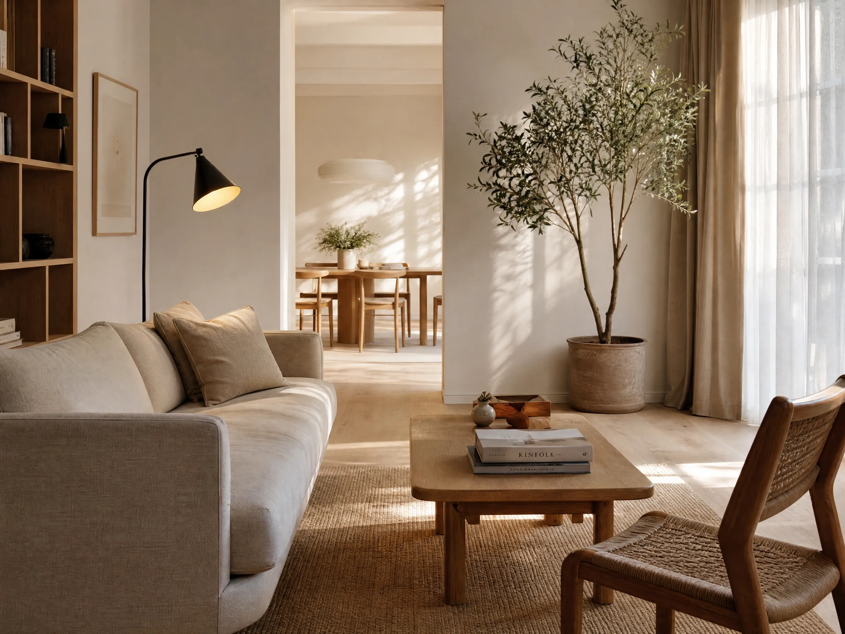 Scandinavian living room — AI generated image example