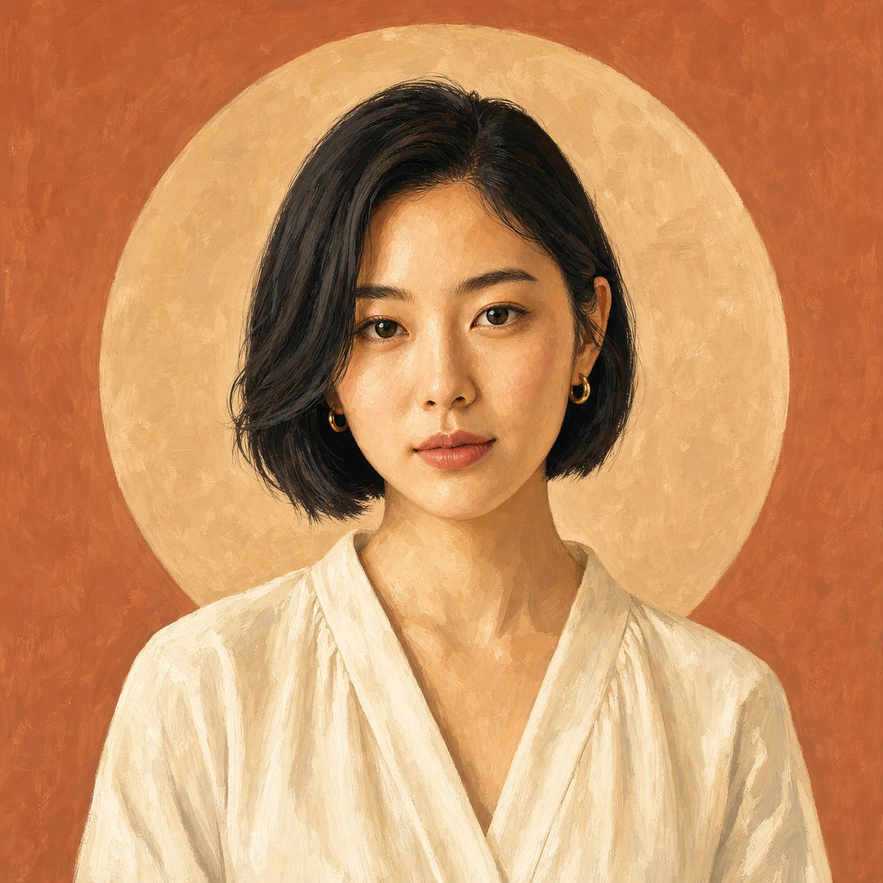 Portrait to editorial illustration