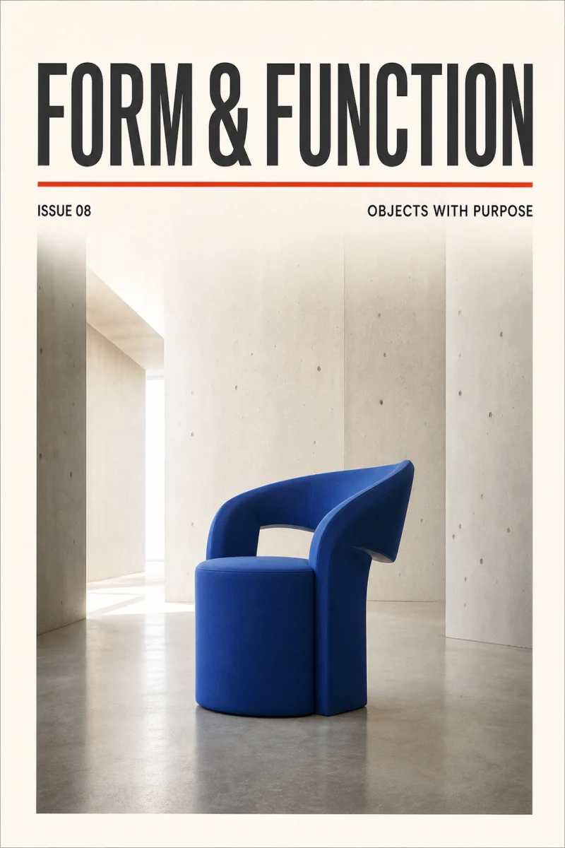 Design magazine cover